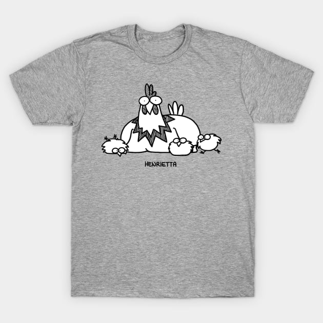 Chicken Henrietta T-Shirt by MentalAutopsy